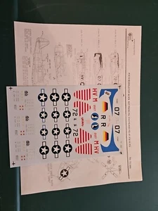 1:72 SuperScale Decals No.72-260 P-47D Bubble Top Aces - Bild 1 von 3