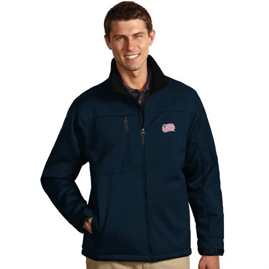 NWT Mens New England Revolution "Traverse" Bonded Softshell Embroidered Jacket M - Image 1 of 1