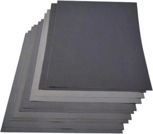 EETools - 10 to 200pcs - 280 x 230mm Wet and Dry Sandpaper Sheets in P2000 Grit - Picture 1 of 6