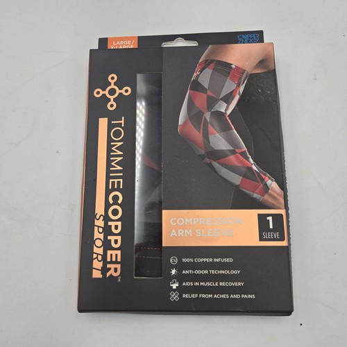 Tommie Copper Sport Compression Arm Sleeve Joint Pain Relief Large/ X