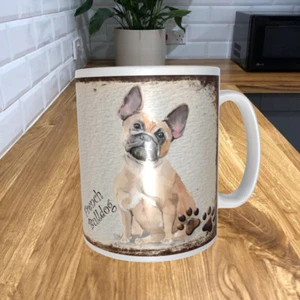 Taza de café Bulldog Francés 11 oz tema reglas de mi perro 232DRMUG - Imagen 1 de 2