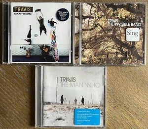 TRAVIS - 3 CD LOT - The Man Who, Good Feeling, The Invisible Band - Keane - Picture 1 of 3