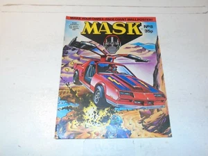 MASK Comic - No 8 - Date 31/01/1987 - UK Paper Comic - Centre Poster Intact - Imagen 1 de 5