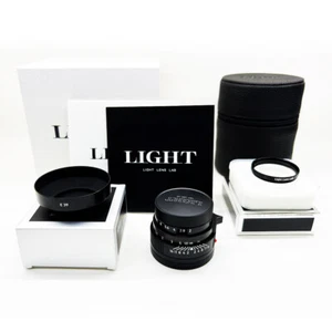 Light lens lab 50mm F2 Elcan Black paint Leica Summicron M3 M6 M240 M9 M10 M11 - Picture 1 of 7