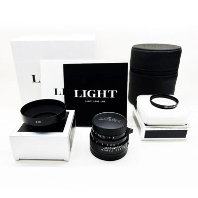 Light lens lab 50mm F2 Black paint Leica Summicron M3 M6 M240 M9 M10 M11 - Image 1 of 4