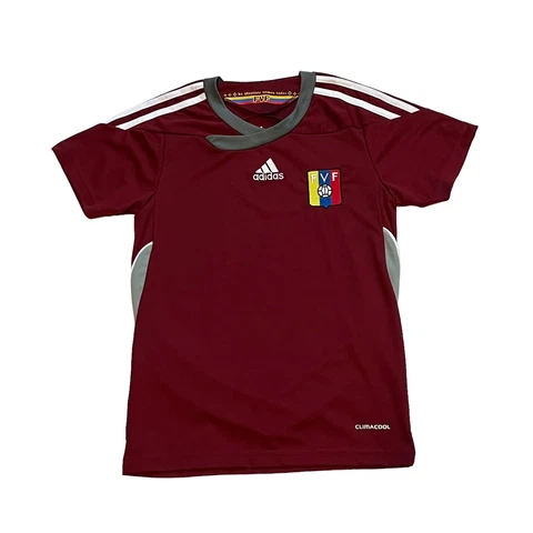 VENEZUELA 2011 Adidas Home Football Shirt Youth Size Soccer Jersey Vinotinto Cover