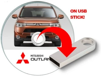 Mitsubishi Outlander III 2013 Manual de Taller para Todos Sistemas Win/Mac USB - Imagen 1 de 4
