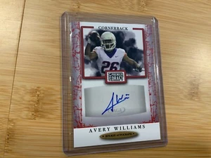 2021 Avery Williams Rookie RC Auto Boise State BSU Broncos Sage Falcons Draft - Picture 1 of 2