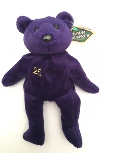 Salvino's Bamm Beanos MARK McGWIRE #25 8"" Beanie Bear de Peluche con Etiqueta 1998 - Imagen 1 de 2