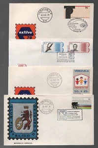 Venezuela: Lot of 10 diff. postmark special in diff. special events. VS0235 - Picture 1 of 2