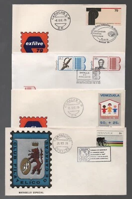 Venezuela: Lot of 10 diff. postmark special in diff. special events. VS0235 - Image 1 of 2