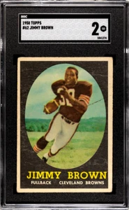 1958 Topps Jimmy Brown #62 SGC 2 - Picture 1 of 2