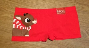 RUDOLPH la renna naso rosso ~ Mutandine intimo donna ~ M L ~ Nuove con etichette - Foto 1 di 1