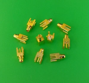 (10 PCS) MMCX Male PCB Mount Straight Coax Connector - USA Seller - Picture 1 of 2