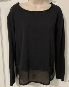 Bongo Black Athletic Workout Sweater Sweatshirt Small - Picture 1 of 4