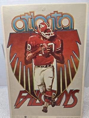Atlanta Falcons 1968 NFL Big Signs By Fleer Collectors Series Vintage Loose - Image 1 of 4