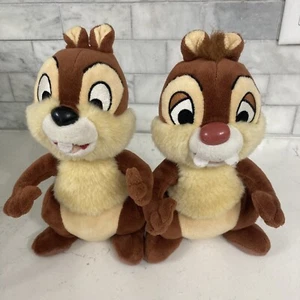 Disney Parks 9" Chip And Dale Chipmunks Plush Stuffed Animal Toys - Picture 1 of 7