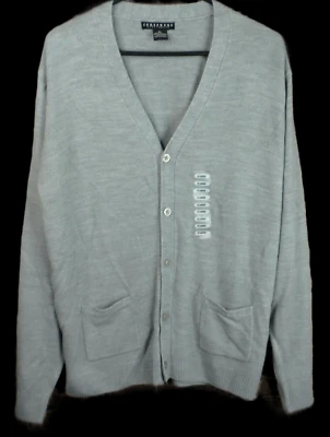 Suéter cárdigan gris para hombre Consensus Sportswear talla XL Foto 1 de 4