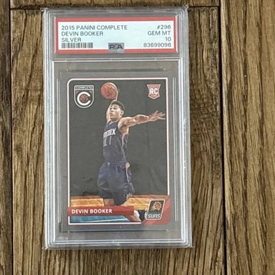 2015-16 Panini Completo Plata Devin Booker RC Rookie #296 Suns PSA 10 Foto 1 de 4