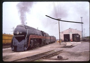 kcs205 Orig. Slides Norfolk Western Steam 611 at Detroit, MI on 7-1-85 - Picture 1 of 1