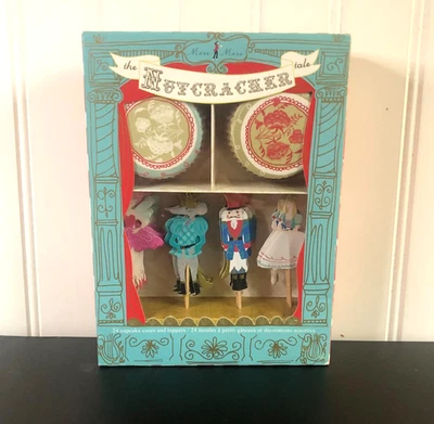 NUEVO El Cascanueces 24 Estuches y Toppers para Cupcakes Fiesta Navidad Meri Meri Foto 1 de 4