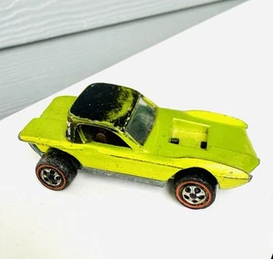 Hot Wheels Redline 1968 Python US Antifreeze Original Black Top w Dark Interior - Picture 1 of 6