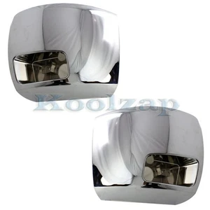 For 07-10 Silverado Front Bumper Extension End w/Fog Hole Left Right PAIR SET - Picture 1 of 7