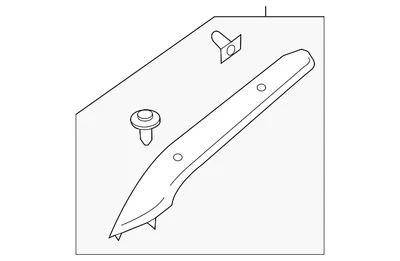 Lincoln MKZ Interior Body Trim A Pillar Right DP5Z-5403598-LC - Image 1 of 4