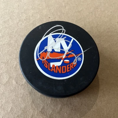 Disco de hockey firmado por Pierre Turgeon NY ISLANDERS JSA MJR Foto 1 de 3