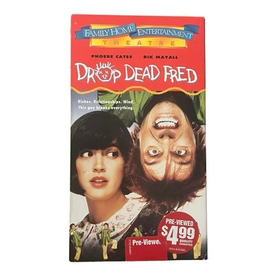 Drop Dead Fred (1991) VHS Video Tape Phoebe Cates Rik Mayall Cult Comedy Tested - Image 1 of 4