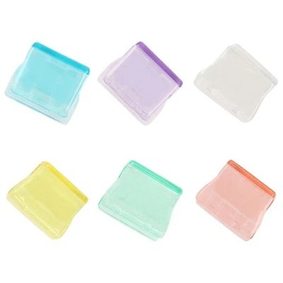 Push Clips S Lesezeichen Süßigkeitsfarbe Transparent Ziehen Und Push -Design - Image 1 of 4