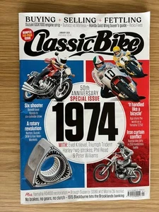CLASSIC BIKE MAGAZINE JAN 2024 BUYING SELLING FETTLING 1974 Evil Knievel Honda - Picture 1 of 5