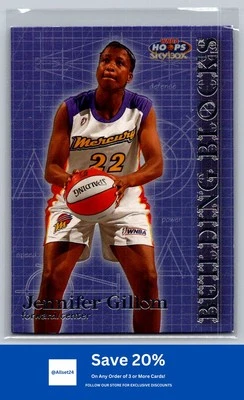 1999 Hoops WNBA #8 Jennifer Gillom Building Blocks Phoenix Mercury I26 - Image 1 of 2