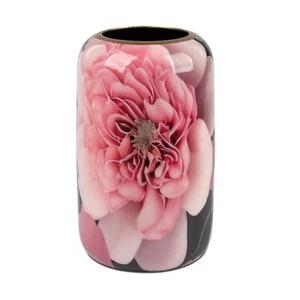 Dekovase ROSENGARTEN Zylinder rund H. 20cm rosa gold aus Metall Formano WA - Bild 1 von 1