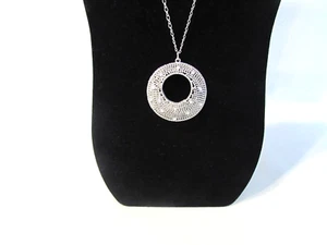 Alfani Wire Circle Rhinestone Necklace - Picture 1 of 5