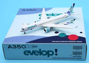 JC Wings 1:400 Evelop Airlines Airbus 350-900XWB modello pressofuso EC-NBO flaps down - Foto 1 di 12