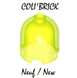 Lego 30151 B - 2x Steine / rund 2x2x1 2/3 Kuppel oben - Tr neongrün - Lot kg NEU - Bild 1 von 1