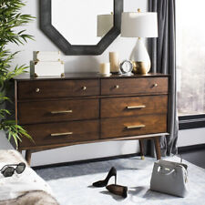 Safavieh Couture Home Madden Modern Retro Walnut 6-drawer Dresser PICK UP IN NJ