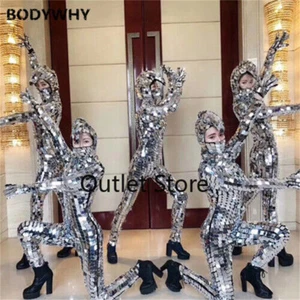 Mirror Women Costume Lens Costume Cosplay Mechanical Dance Party Night Club Prop - Picture 1 of 5
