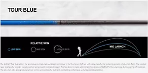 NEW ALDILA TOUR BLUE ATX 75 X DRIVER SHAFT .335 335 46" UNCUT EXTRA STIFF - Picture 1 of 1