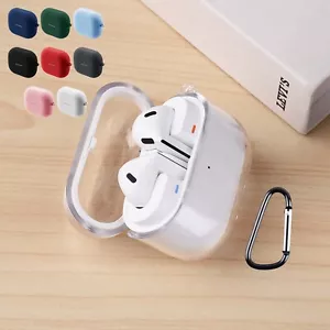 For Samsung Galaxy Buds 3 / 3 Pro Case Soft TPU Full Body Cover with Keychain - Picture 1 of 23