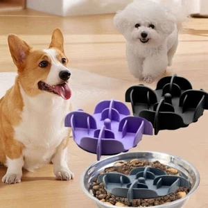 Puppy Feeding Bowl Silicone Slow Feeder Dog Supplies Pet Slow Food Bowl - Picture 1 of 14
