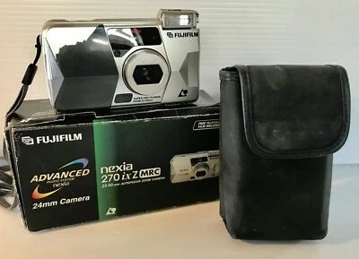 Vintage Camera Fujifilm Nexia 270ixz Autofocus Zoom Film Camera Tested Flash - Image 1 of 4