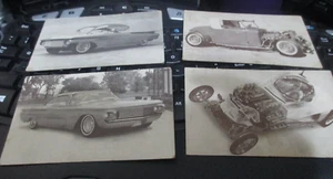 lot of 4 International Championship Auto Shows Concept Car Post Cards, ultimus, - Picture 1 of 2