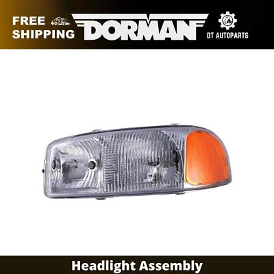 Para 1999-2004 GMC Sierra 2500 Dorman conjunto de farol esquerdo 2000 2001 2002 2003 - Imagem 1 de 4