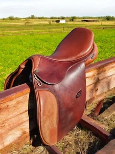 HENRI DE RIVEL HDR Showjump close contact english Saddle 17.5" Pre-owned - Picture 1 of 18