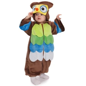 Dress Up America Kids Hoo Hoo Owl Pretend Play Outfit for Children - Picture 1 of 6