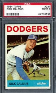 1964 Topps #231 PSA 9 Dick Calmus Dodgers 231 - Picture 1 of 2