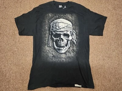Camiseta Disneyland Walt Disney World Piratas del Caribe Hombres Grande 3D Calavera Foto 1 de 4