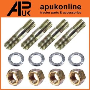 4x Drawbar Bracket Studs Set 3/4" for Massey Ferguson 4255 4260 4265 Tractor - Picture 1 of 1